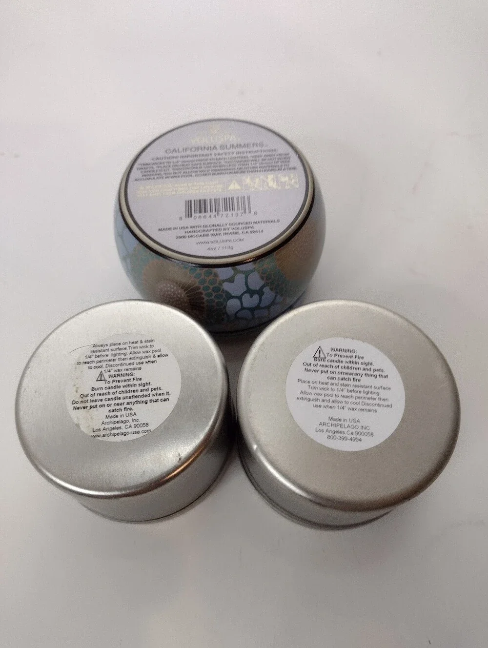 Set Of 3 Candles Made In USA One Kings Lane. Volupsa